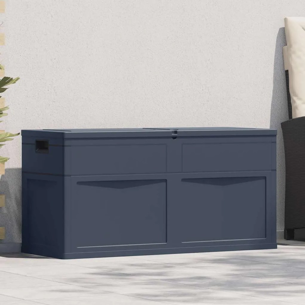 vidaXL Opbergkist 320 L zwart