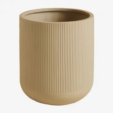 Bloempot In Polyresin Raiden Ø45 Cm - ↑55 Cm - Sklum