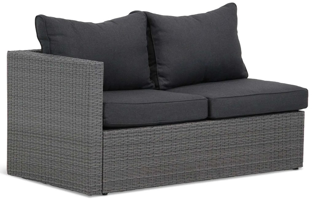 Loungeset  Wicker Grijs  Garden Collections loungeset