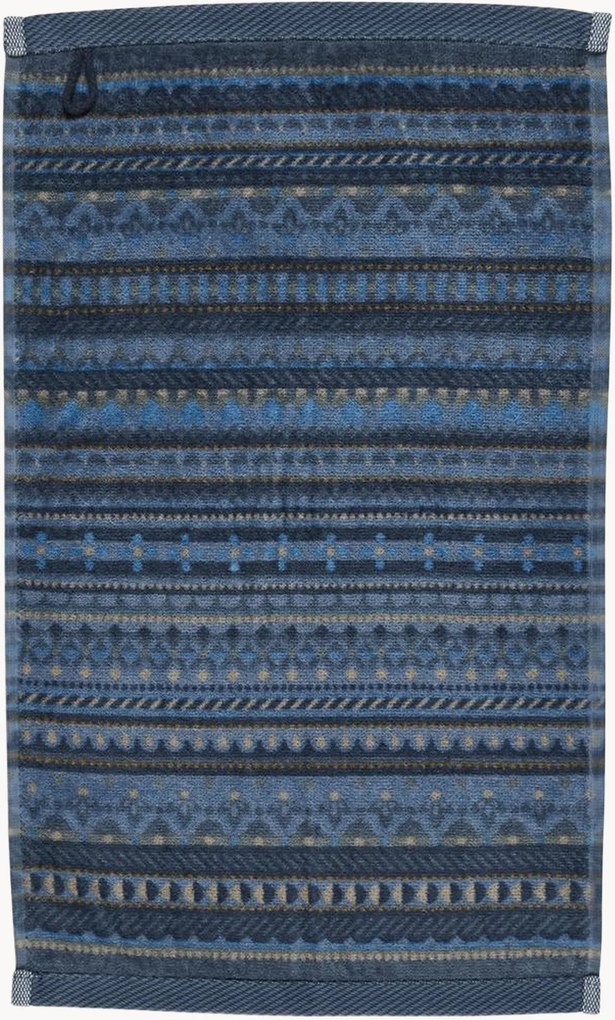 Gastendoek Geometric Print van velours & terrykatoen