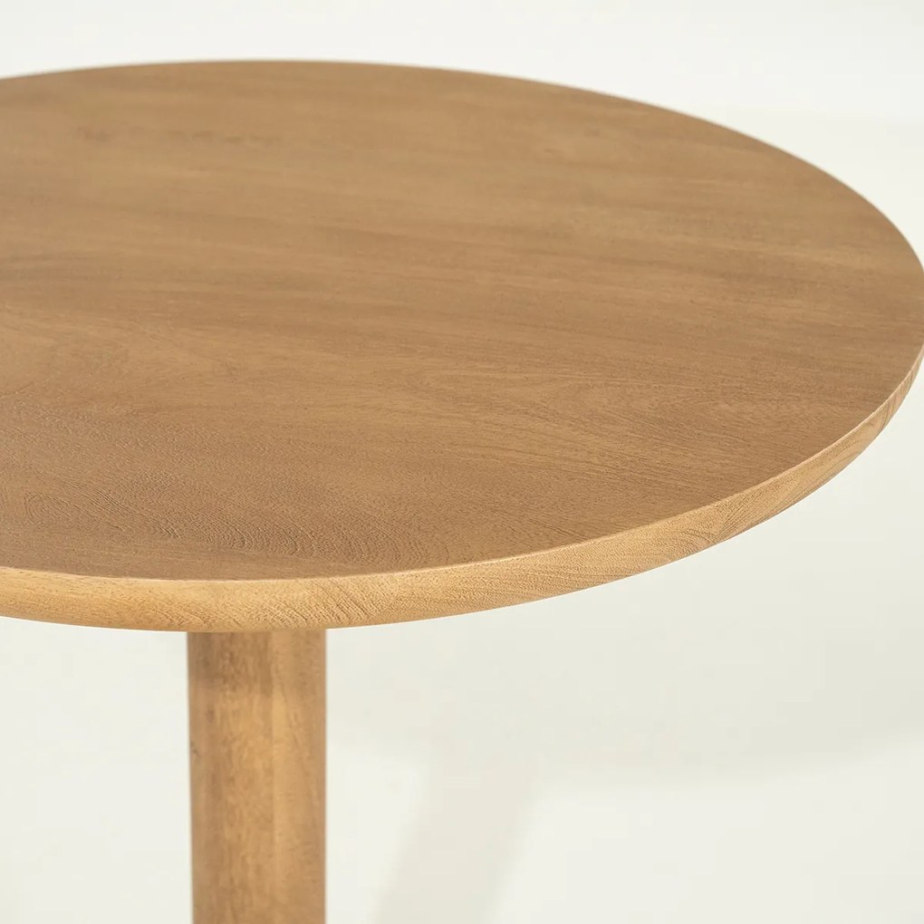 Bistro Eettafel Rond Eiken - 70 X 70cm.