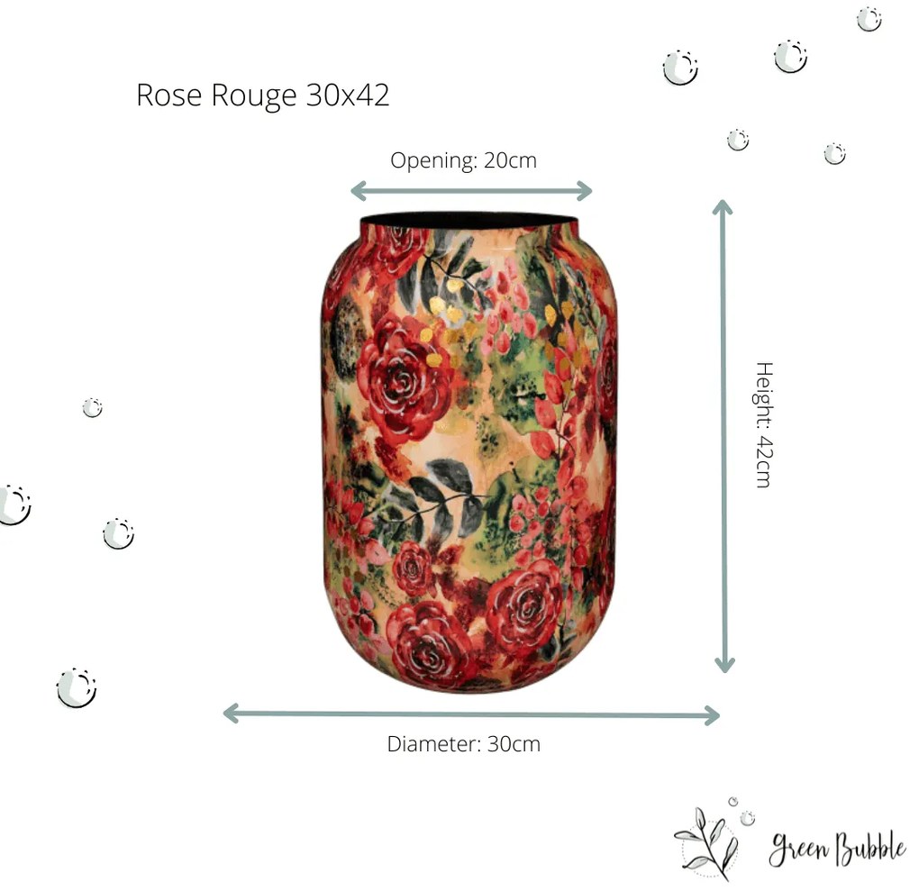 Designed by Lammie vaas Rose Rouge