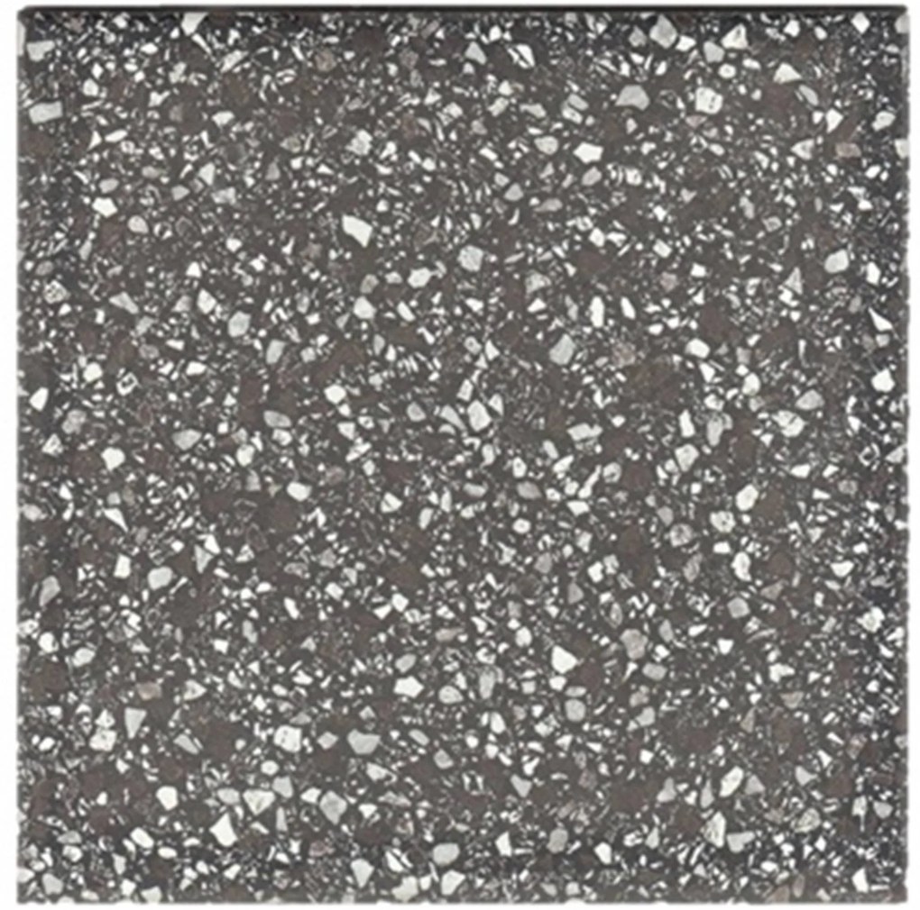 Vloer-/wandtegel Terre D'Azur Terrazzo 1930 20x20cm black mat gerectificeerd