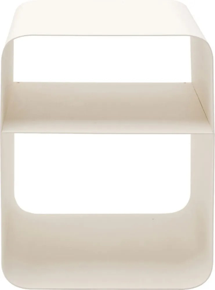 Stalen Bijzettafel Cream - 38 X 33cm.