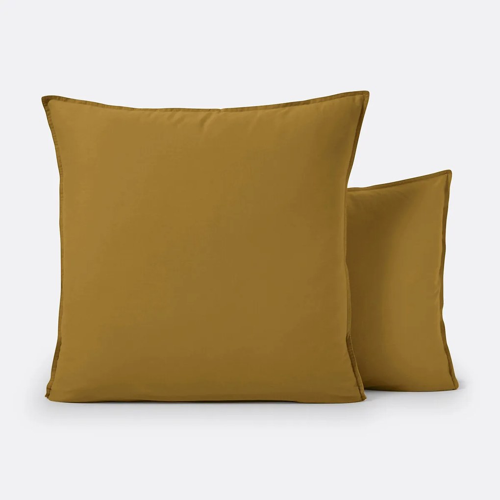 Effen kussensloop in gewassen katoen, Scenario