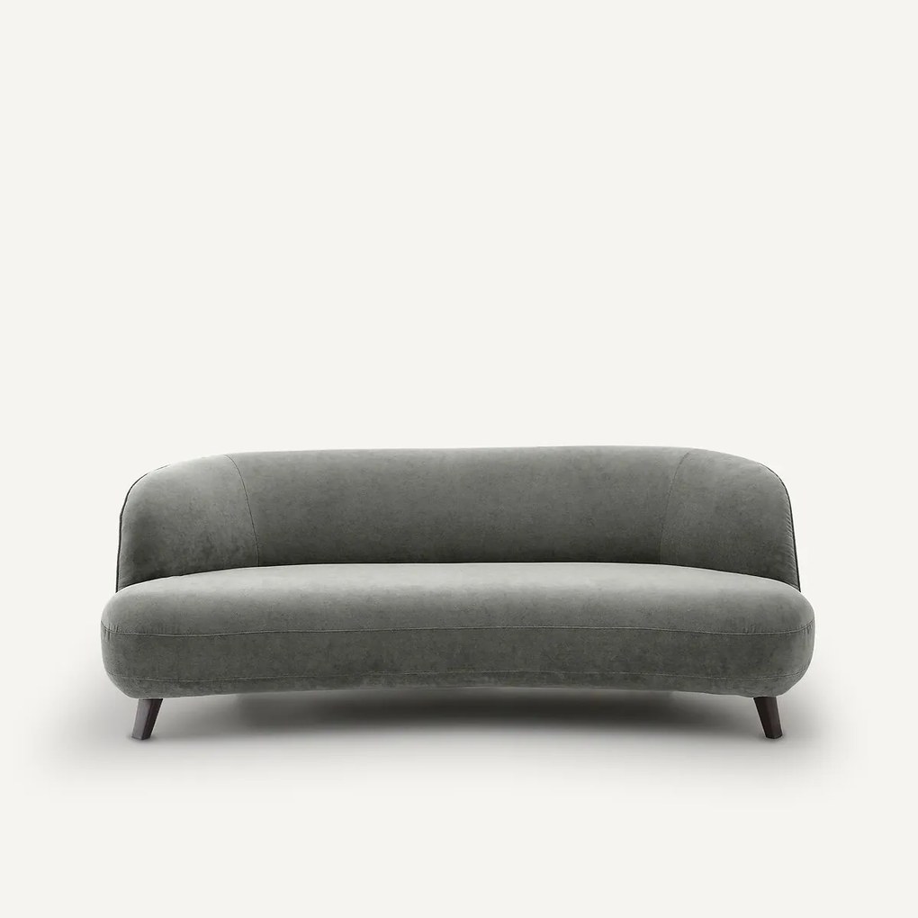 3-zitsbank, stonewashed fluweel, Rosebury, design E. Gallina