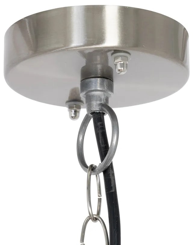 Industriële hanglamp staal IP44 - Shell