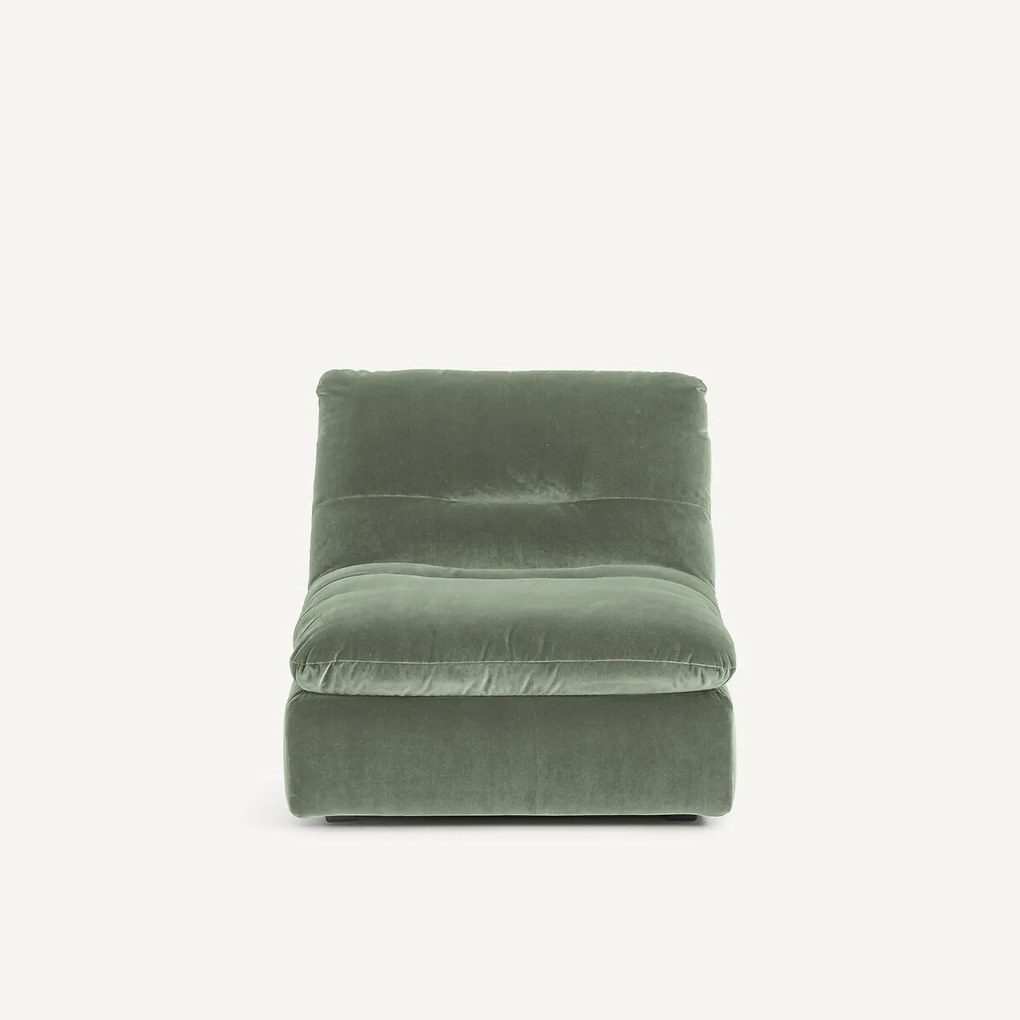 Modulaire fauteuil in fluweel, GIULIANO