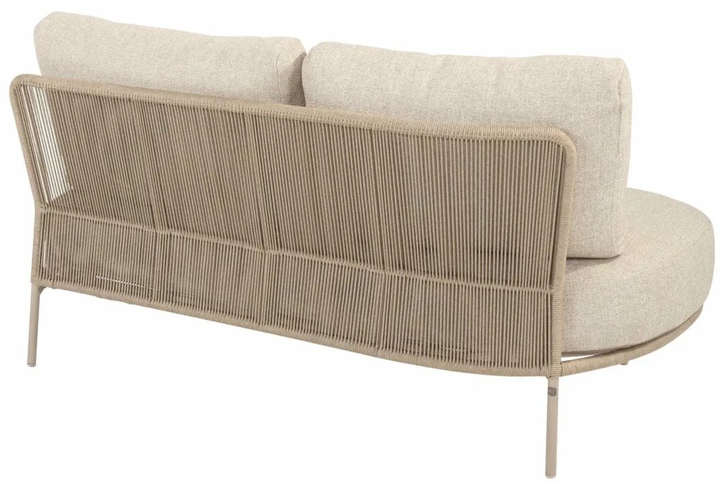 Taste by 4 Seasons Florence hoek loungebank latte *Showroommodel LoungebankLoungeset taupe weerbestendig