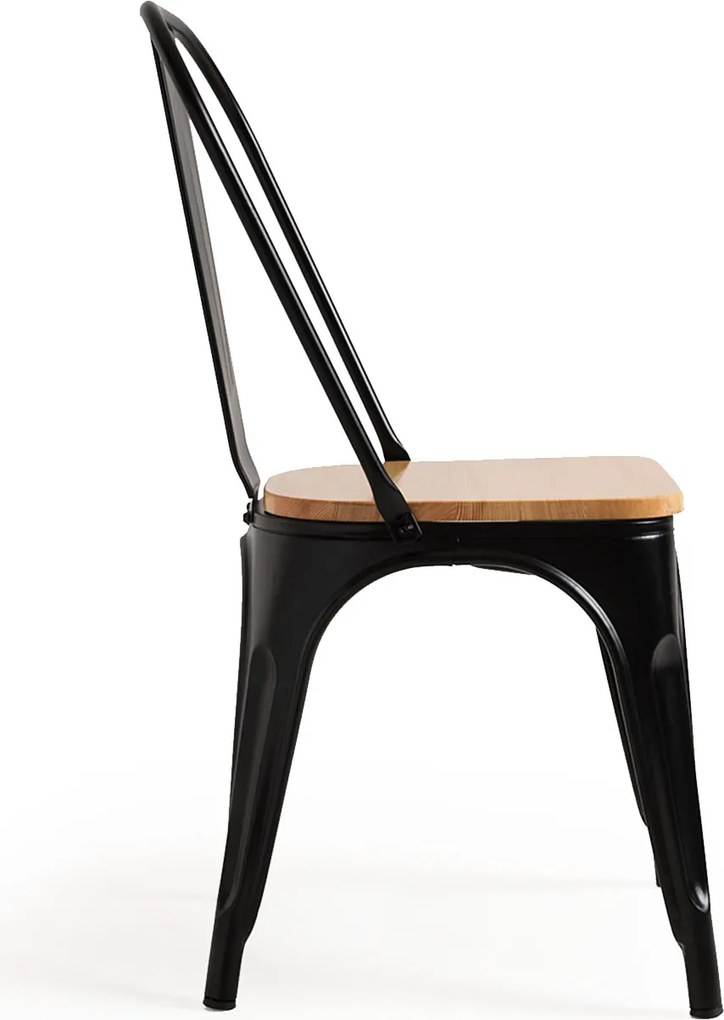 Set 4 Torix Natuurlijk Houten Stoelen