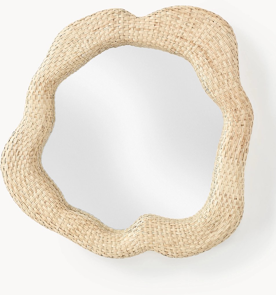 Rotan wandspiegel Nuzana