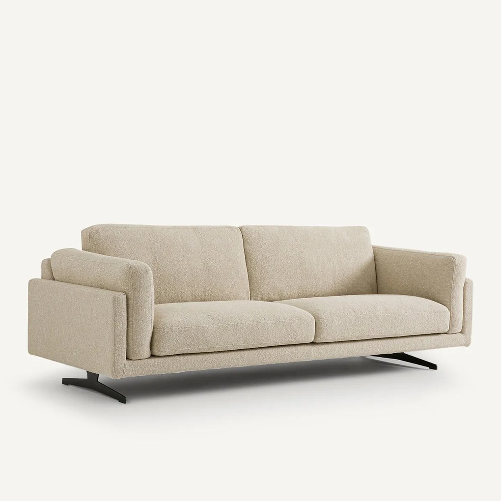 3- of 4-zits bank, in bouclé, César