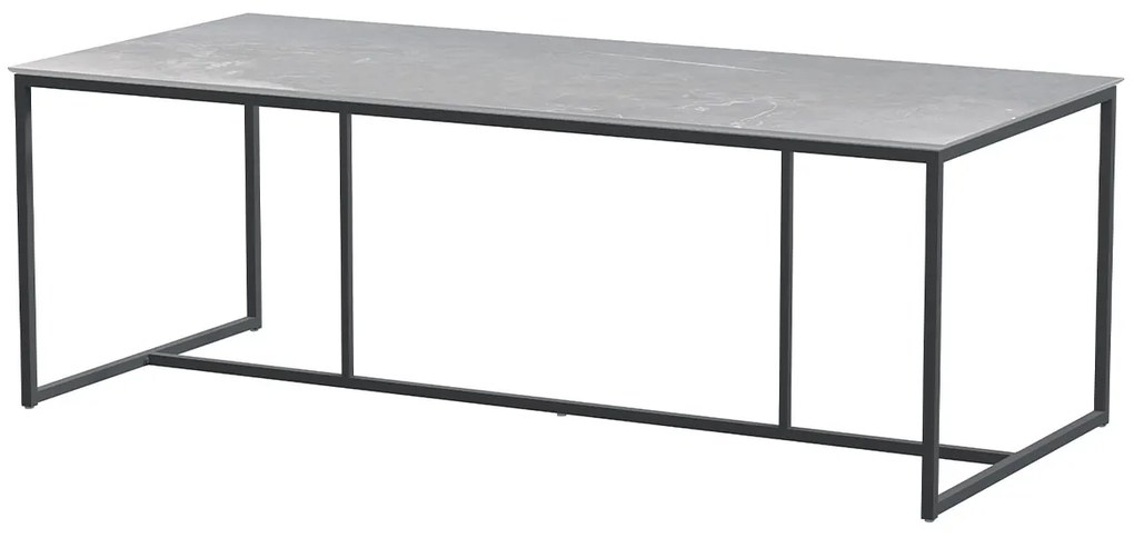 Taste by 4 Seasons Quatro tuintafel 220x95 cm antraciet - licht grijs