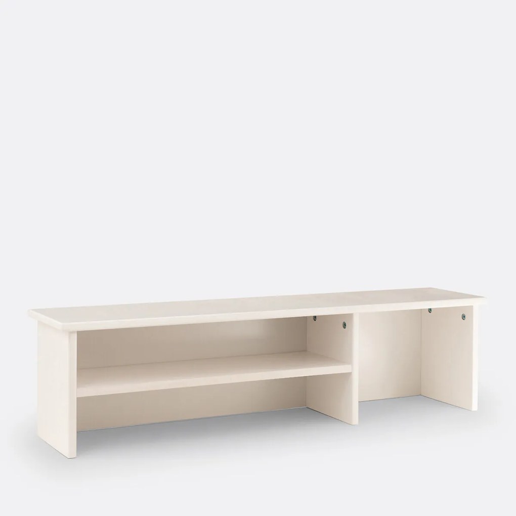 Bureau-opbouw in massief grenenhout en MDF, GABY