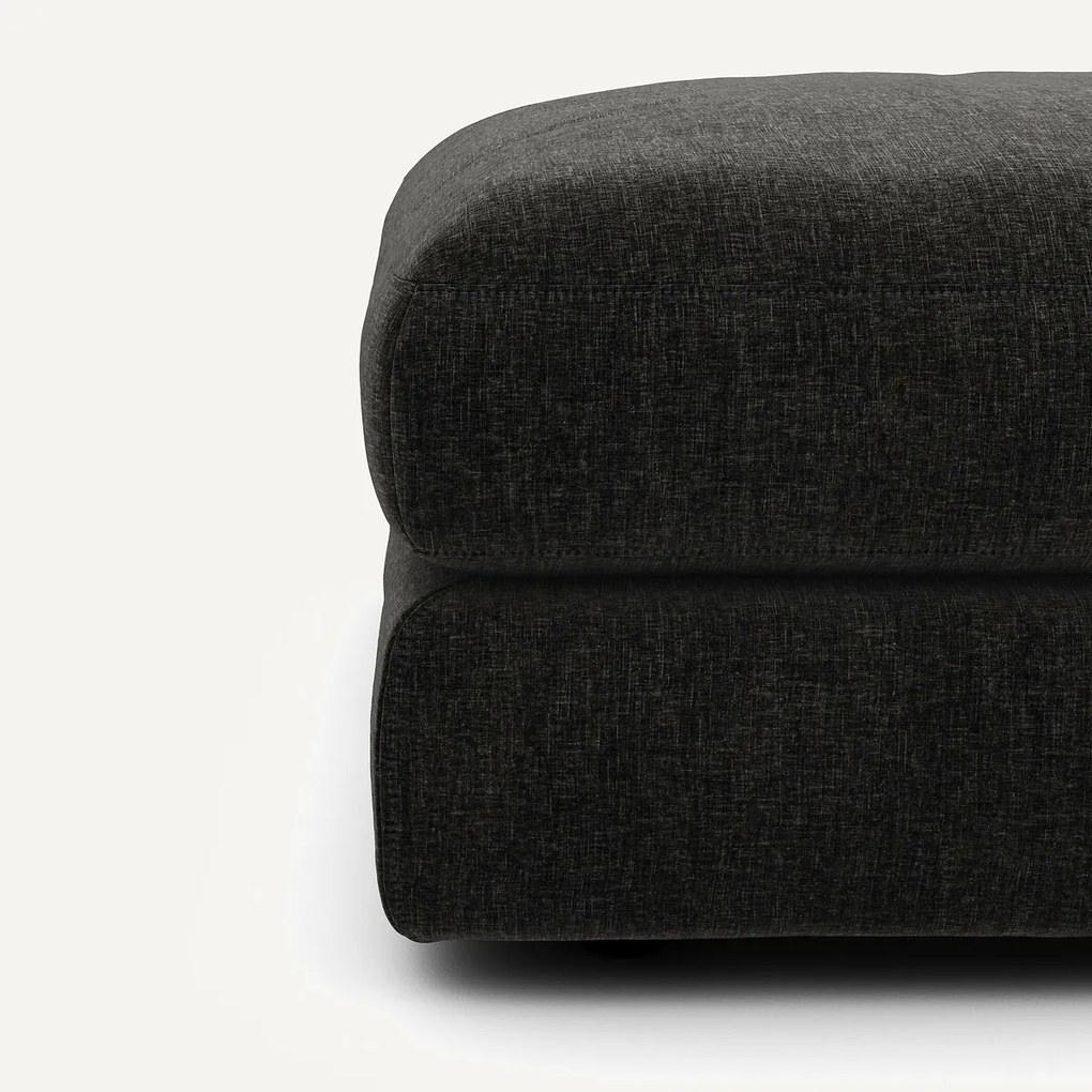 Fluwelen chenille voetenbank, Skander