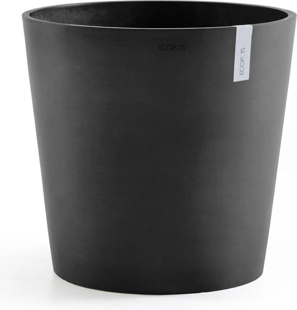 Ecopots bloempot Amsterdam 50 - Rond - Dark Grey - Diameter 50,5 x H43,5 cm