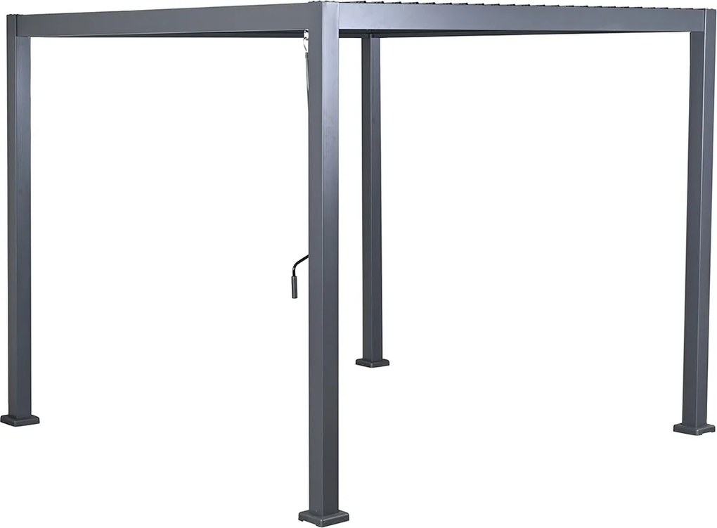 Garden Impressions Pergola Ysa tuinpaviljoen 300x300 cm - donker grijs