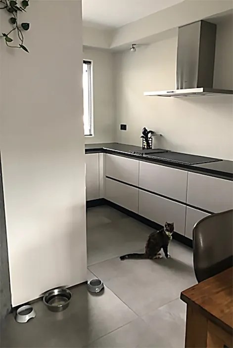 Vloertegel 30x60 Cm Betonlook Licht Grijs DC89