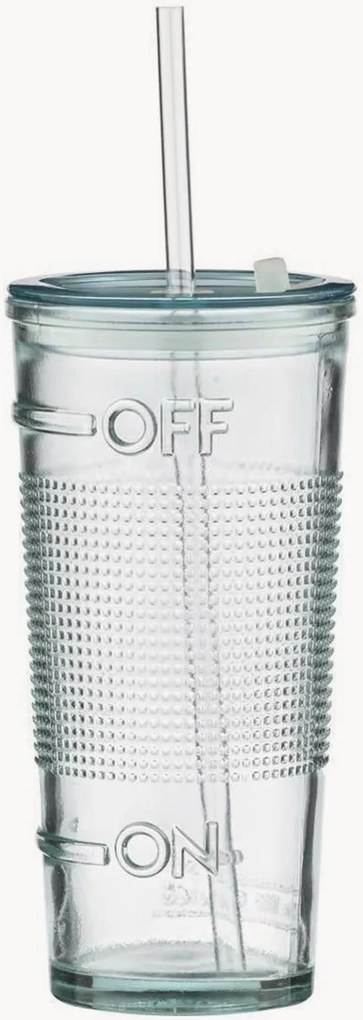 To-go-drinkglas Eco met rietje
