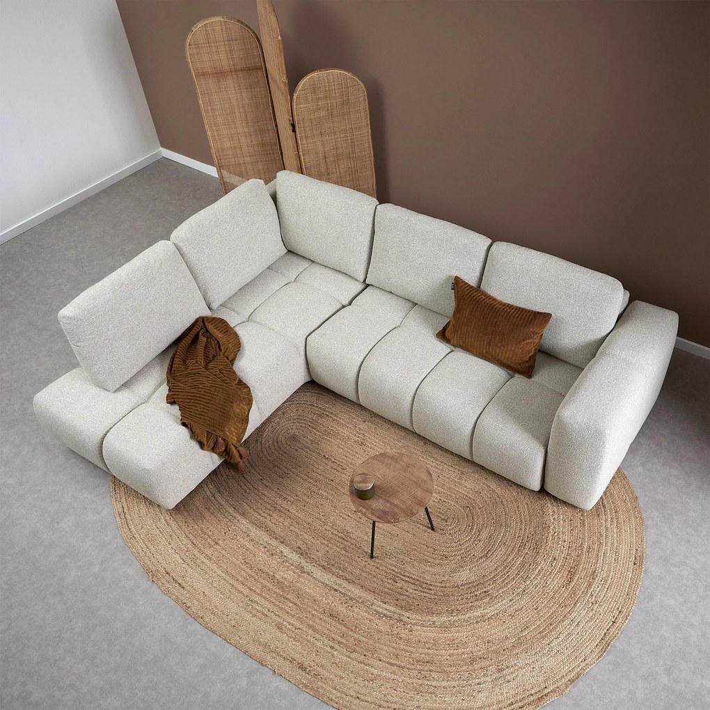 Slaapbank Met Hoek Beige Links