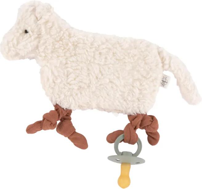 Knitted Baby Comforter GOTS Tiny Farmer Sheep - Knuffeldoekje