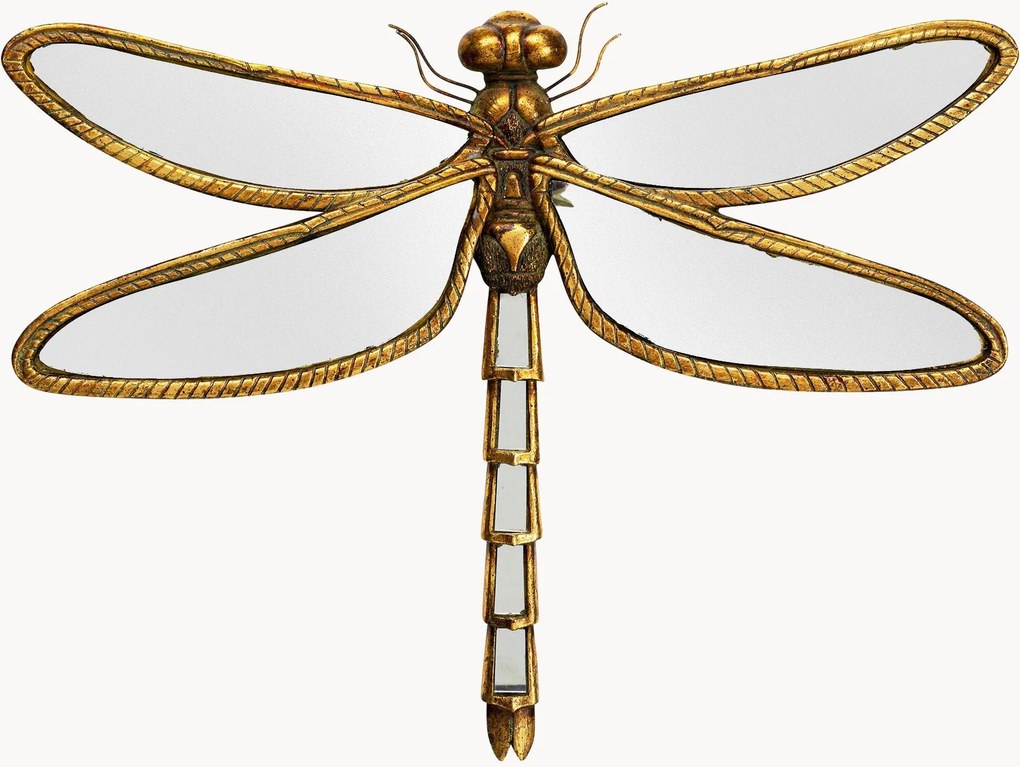 Spiegelwanddecoratie Dragonfly, B 46 cm