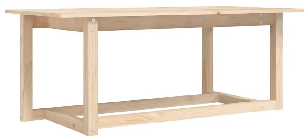 vidaXL Salontafel 110x55x45 cm massief grenenhout