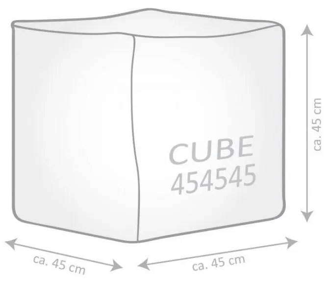 Poef Cube Manacor - Beige