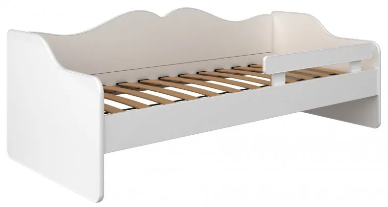 Peuter Wit  Eenpersoonsbed Monaco - Voor kinderen Kinderen Peuter Junior 5059914026410 Children's Beds Home, 180x80, Geen, 10 cm latex/kokosvezelmatra