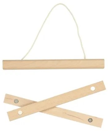 Posterhanger, beukenhout, klein, 21,5 cm