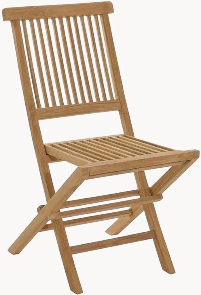 Inklapbare tuinstoelen Fun van teakhout, 2 stuks