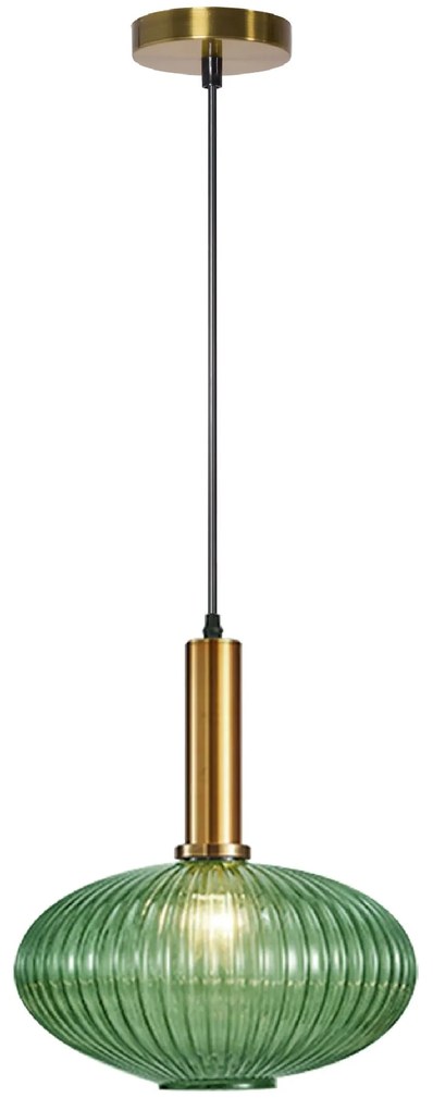 Hanglamp Glas Groen APP465-1CP