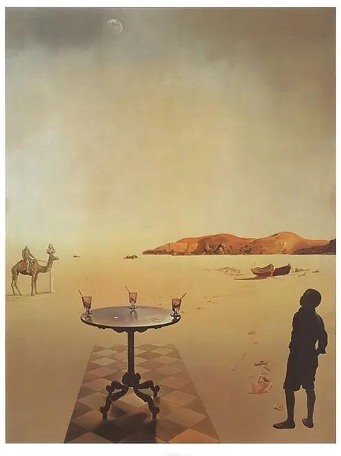 Sun table, 1936 Kunstdruk, Salvador Dalí, (24 x 30 cm)