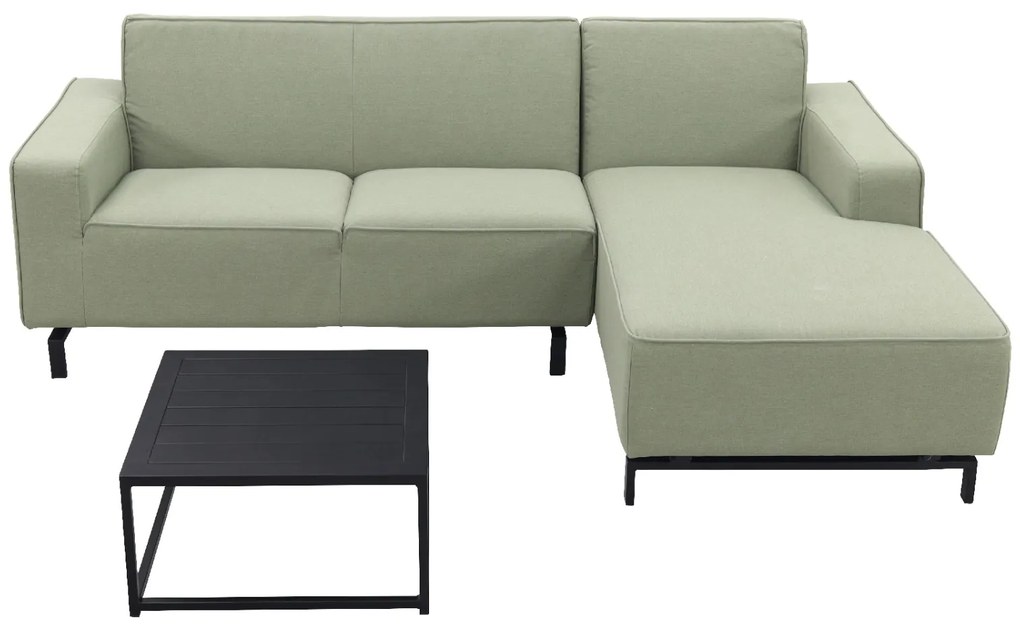 Boavista/Toronto loungebank chaise longue - Heritage leaf - 3-delig - links