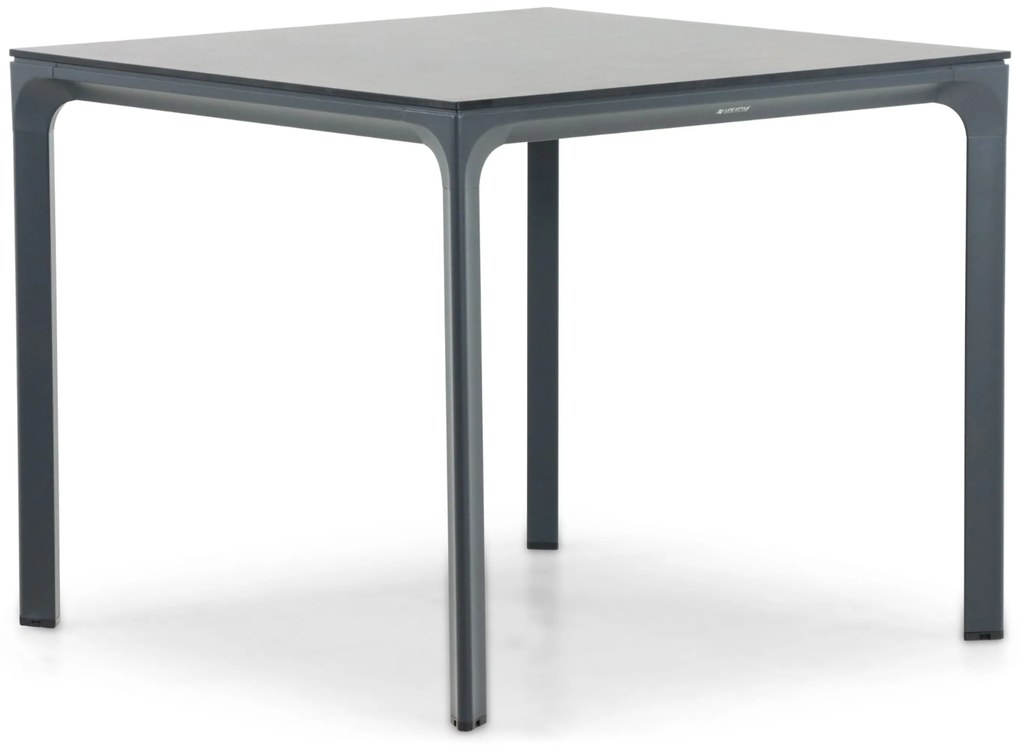 Tuinset 4 personen 90 cm Aluminium/textileen Grijs Lifestyle Garden Furniture Rome/Cesar