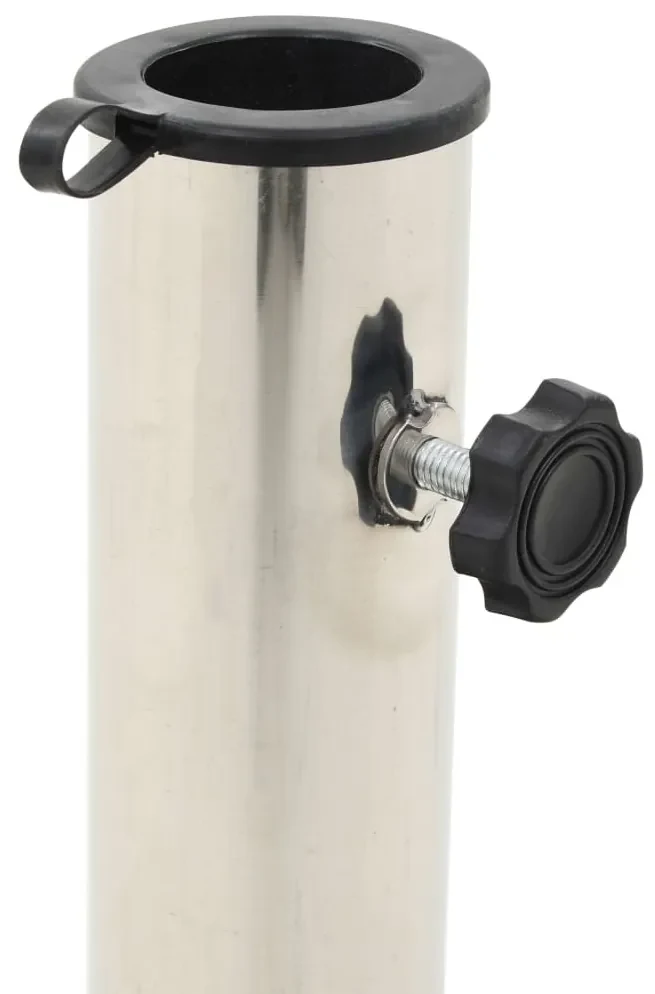 vidaXL Parasolvoet vierkant 20 kg graniet zwart