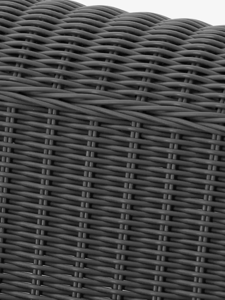 The Outsider Lounge Tuinbank - Jonah - 2 zits - Antraciet - Wicker - The Outsider