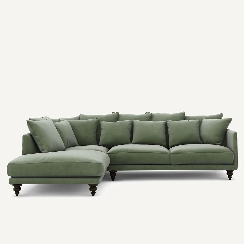 Fluwelen hoekbank, LAZARE