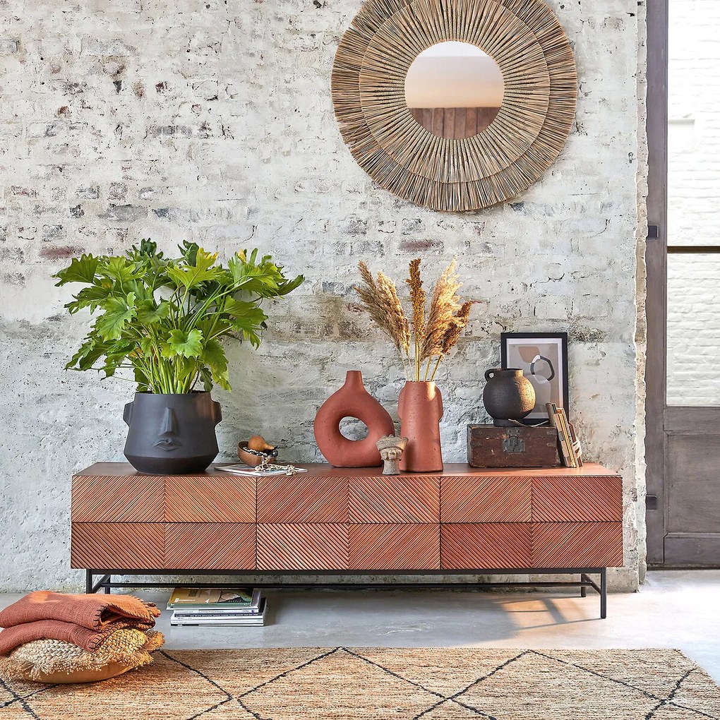 Decoratieve vaas in keramiek H33,5 cm, Kuro