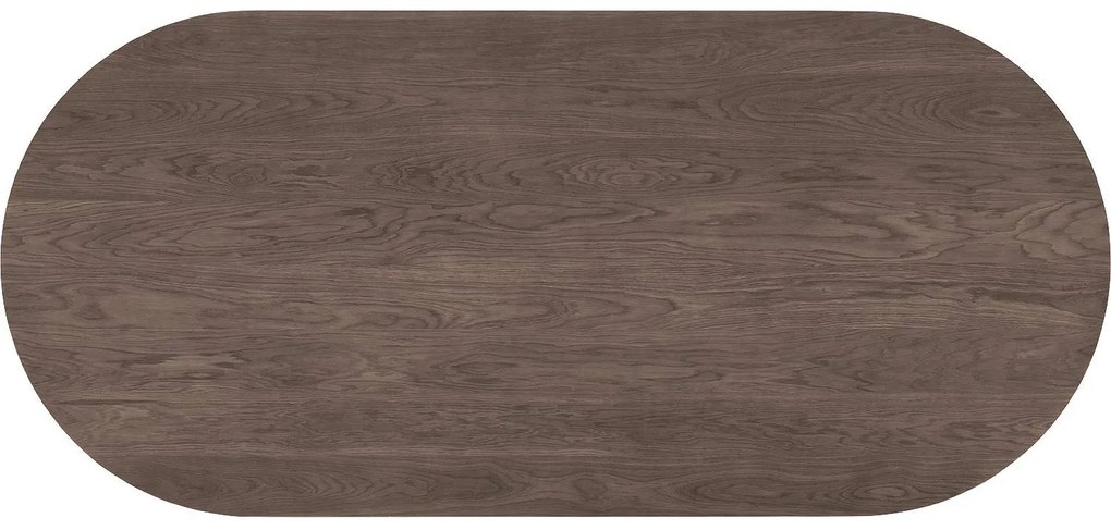 Goossens Excellent Eettafel Uniek, Semi rond 220 x 100 cm