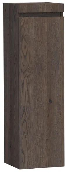 BRAUER Solution Badkamerkast - 120x35x35cm - 1 rechtsdraaiende deur - hout - black oak HK-MES120RBO