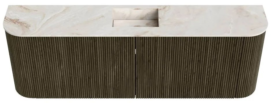 Mondiaz Joya DLux 125cm toiletmeubel ronding links/rechts shadow met wastafel faye midden zonder kraangat frappe
