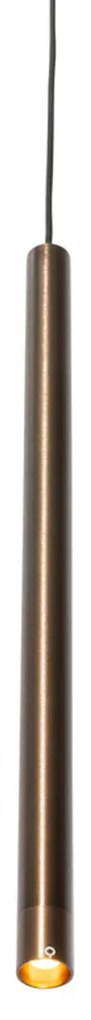 Moderne hanglamp donkerbrons voor railsysteem 1-fase - Iconic Frini Modern G9 Binnenverlichting Lamp