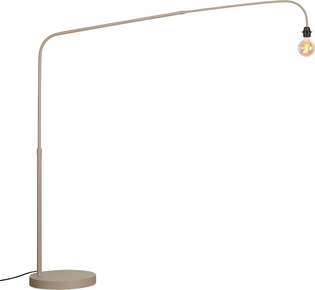 Buiten vloerlamp beige met beige voet IP44 - Arc