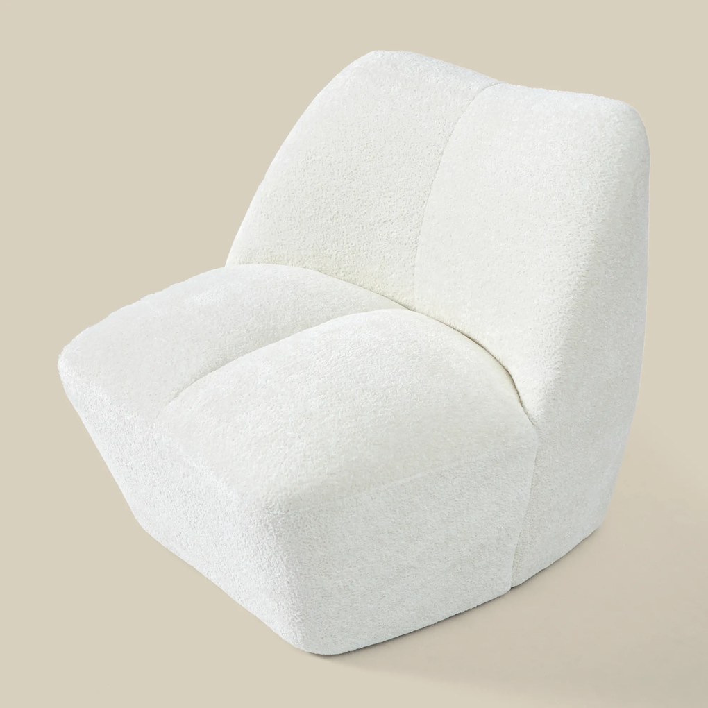 Moderne Fauteuil Creme