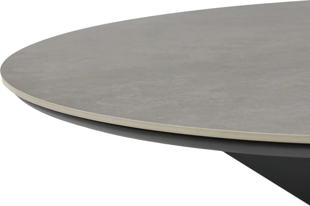 Tuinset Ronde Tuintafel 6 personen 150 cm Rope Grijs Santika Furniture Santika