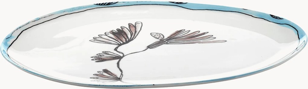 Serveerplateau Midnight Flowers van Fine Bone China