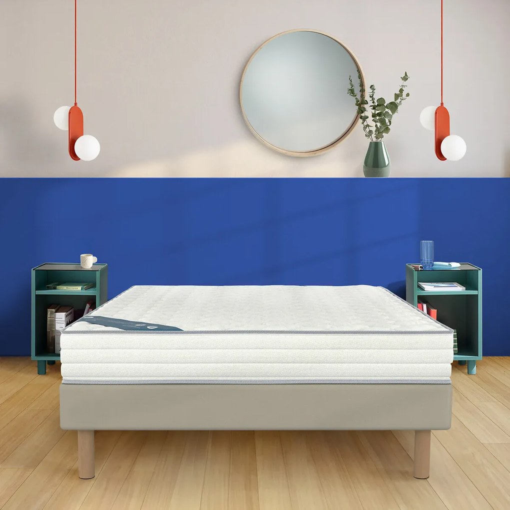 Brandwerende bedbodem met 15 flexibele latten