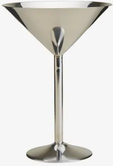 Pack Van 2 Cocktailglazen Van 35 Cl In Roestvrij Staal Zirevia Glanzend Roestvrij Staal - Sklum