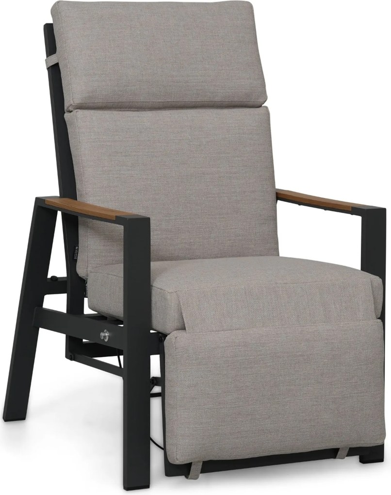 Lifestyle Garden Furniture Camino Relax Stoel Gasveer Verstelbaar Aluminium Grijs